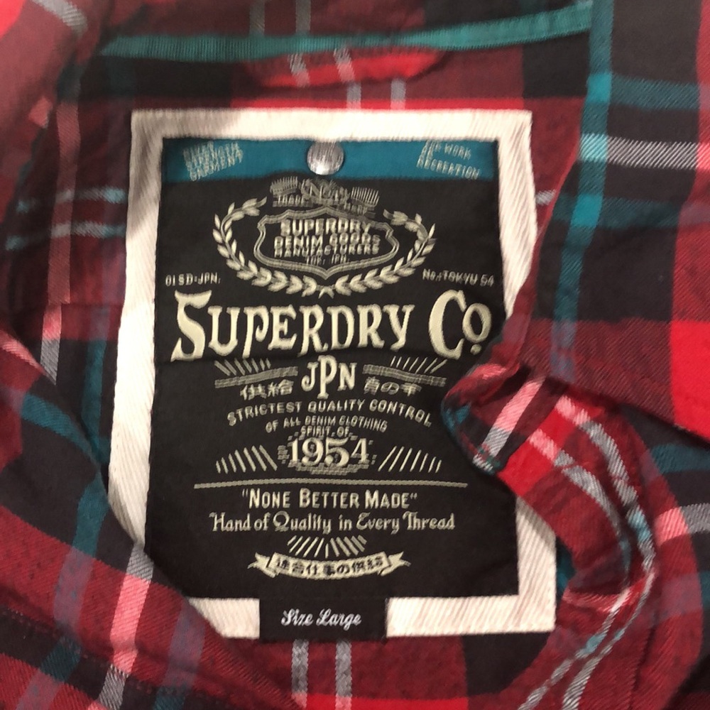 Superdry Long sleeve Lumberjack Twill - Men’s L - Picture 4 of 5